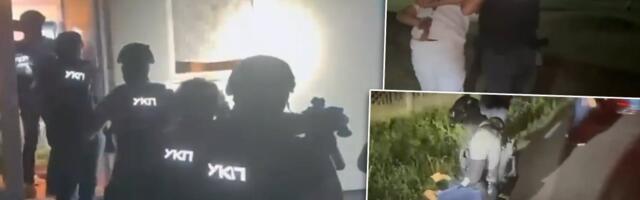 Specijalci ga sačekali u mraku: Spektakularno hapšenje bahatog reketaša iz Bogatića (VIDEO)