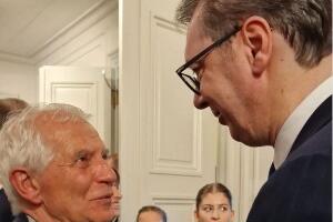 Вучић у Минхену са Борељом, Мицотакисом и Клаверлијем