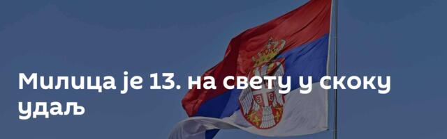 Милица је 13. на свету у скоку удаљ
