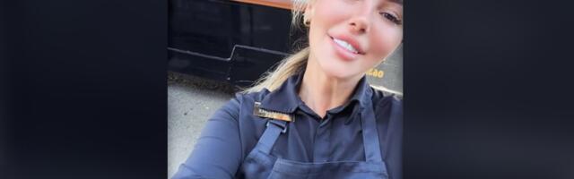 Sestra Bogdane Ražnatović PRODAJE BURGERE: Stavila kecelju i zasukala rukave, pa se uslikala PORED TEZGE: "Volim svoj posao"