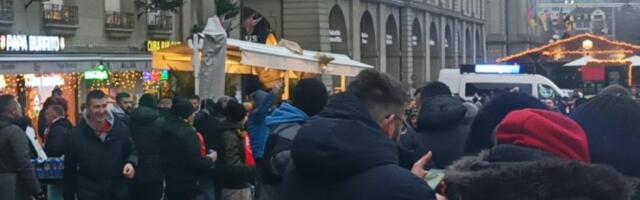 DELIJE OKUPIRALE BERN: Pevaju i čekaju MEČ GODINE! (FOTO+VIDEO)