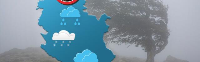 Potop! U ovom gradu palo 100 litara kiše, na planinama pola metra snega: Evo gde će danas pljuštati i vejati