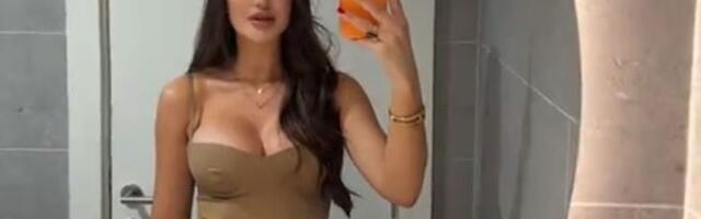 Pomirila se sa Gastozom, pa se uvijala u toaletu: Anđela provocira u brutalnom miniću, dekolte zapalio mreže