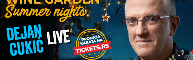Zoe Kida i Dejan Cukić nastupaju na manifestaciji Wine Garden Summer Nights