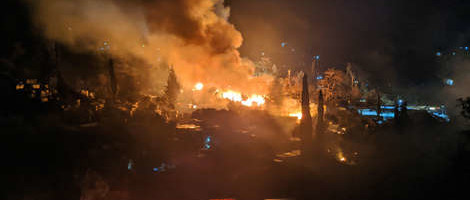 Požar u izbjegličkom kampu na Samosu