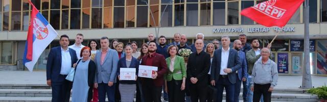 Izborna komisija grada Čačka proglasila izbornu listu Dveri pod rednim brojem tri