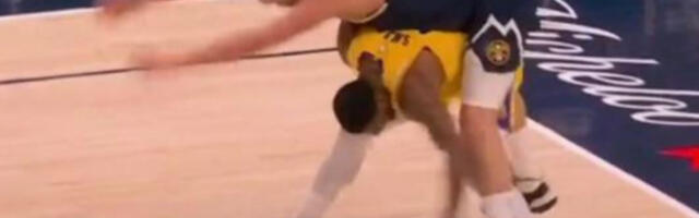 (VIDEO) Ljudi, ovo morate da vidite: Jokić "zajahao" košarkaša Lejkersa, internet gori zbog ove scene