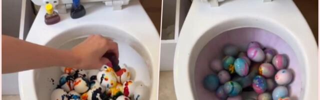 "Farbam jaja u WC šolji i baš me briga šta mislite o tome" Svima se želudac okreće kad vide kako se ova žena sprema za Vaskrs