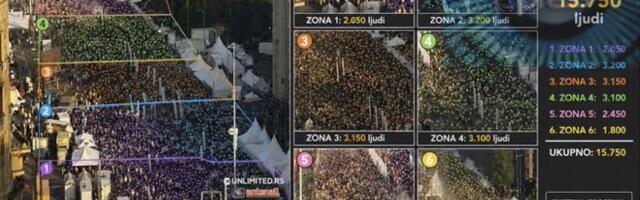Posle skupa SNS „Srbija jedna porodica“ u Beogradu, deli se fotografija napravljena uz pomoć veštačke inteligencije, na kojoj reka protiče kroz Bulevar kralja Aleksandra