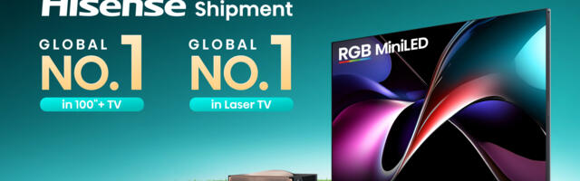 Hisense prvi u svetu po isporukama velikih i laserskih televizora i u 2025. godini