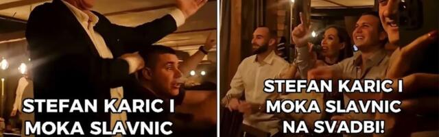 Moka Slavnić i Stefan Karić zajedno u provodu: Bivši košarkaš se popeo na stolicu, lumpuje uz Nadu Topčagić