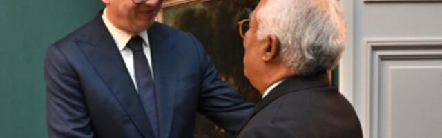 POČEO SASTANAK U PALATI SRBIJA: Predsednik Vučić ugostio Antonija Kostu!