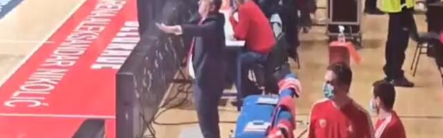 Ružne scene u Pioniru: Navijači Zvezde vređali Žoca, Radonjić ih ućutkivao (VIDEO)
