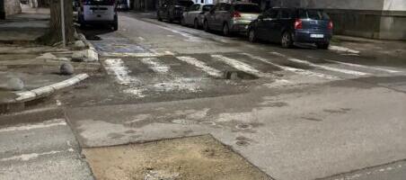 Dve udarne rupe uz pešačke prelaze u užem centru Niša