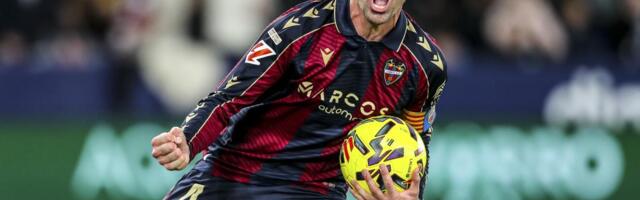 KRAJ CRNOG NIZA ZA LEVANTE: Domaćin pogotkom u nadoknadi izborio remi protiv Real Sosijedada