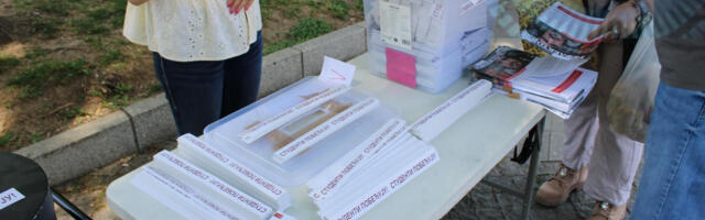 “Studenti pobeđuju”, akcija danas u Leskovcu (FOTO+VIDEO)