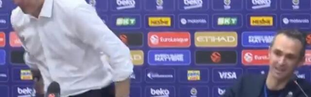 "Ovo je nepoštovanje": Jasikevičijus poludeo zbog jednog pitanja i napustio konferenciju"