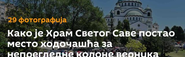 Како је Храм Светог Саве постао место ходочашћа за непрегледне колоне верника