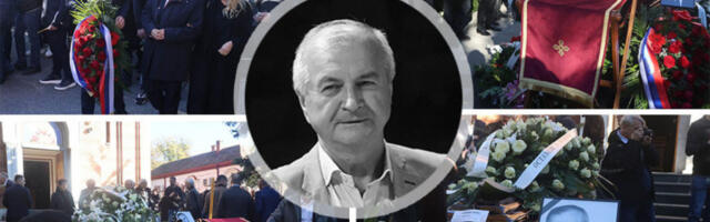 SAHRANA VELIZARA ĐERIĆA: Veliki broj poznatih došao da oda poslednju počast bivšem ministru sporta! (FOTO)