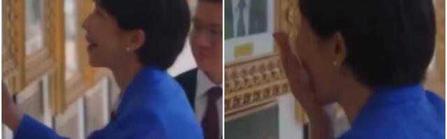 TRAMP OPET NAPRAVIO CIRKUS U BELOJ KUĆI! Doveo japansku premijerku do zida i pokazao joj "eksponat", ona u šoku PRASNULA U SMEH (VIDEO)