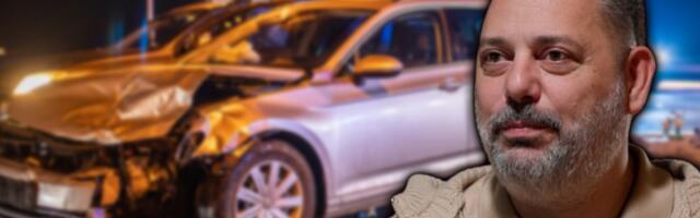 AUTOMOBIL KOMPLETNO UNIŠTEN, KRV NA SEDIŠTU! Isplivao snimak stravičnog udesa Branka Babića - Snimci sa lica mesta lede krv u žilama! (VIDEO)