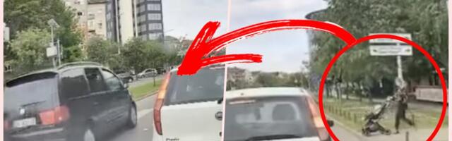 PRISEBNA MAJKA SPREČILA TRAGEDIJU U NOVOM SADU! S bebom u kolicima prelazila ulicu na pešačkom, kad je PROLETEO crni automobil: "Svi prsli"... POGLEDAJTE