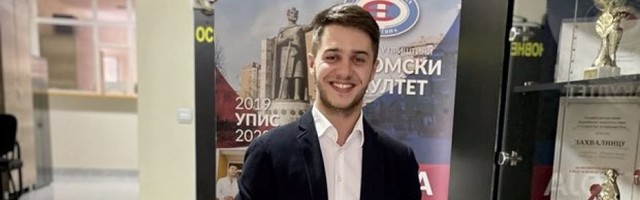 PRVI SA 10 NA DIPLOMI: Goranac iz Kosovske Mitrovice najbolji student Ekonomskog fakulteta - rad i trud se isplate