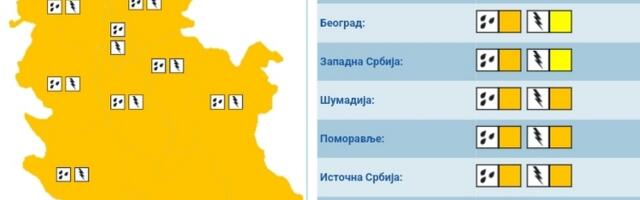 Narandžasti meteoalarm za sredu 24. jul 2024.godine