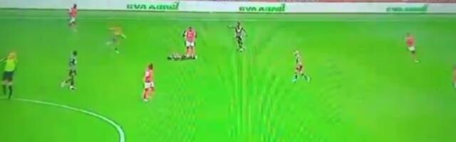 Jezive scene: Igrač Lila nepomično ležao na travi (VIDEO)