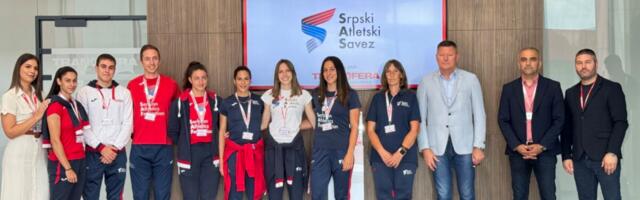 Atletičari Srpskog atletskog saveza u poseti kompaniji Transfera: Zajedničkim snagama za promociju sporta