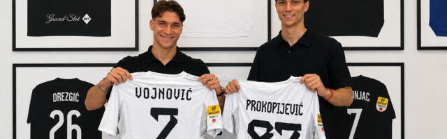 PALI POTPISI NA BANOVOM BRDU! Jovan Vojnović i Mateja Prokopijević produžili ugovore sa Čukaričkim