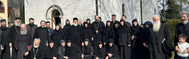 Сабор свештенства Епархије будимљанско-никшићке у манастиру Светог Луке