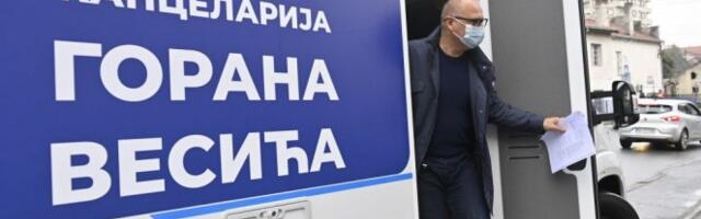 Pokretna kancelarija Gorana Vesića sa građanima Resnika