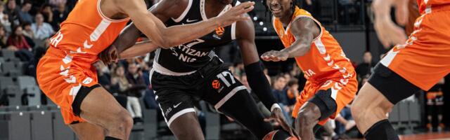 Tri četvrtine otpora nisu bile dovoljne: Partizan poražen u Valensiji