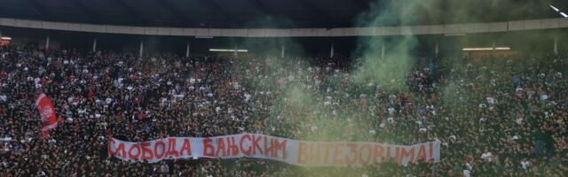 Delije poslale poruku za osuđene u slučaju Banjska: Ovo su napisali na 179. večitom derbiju