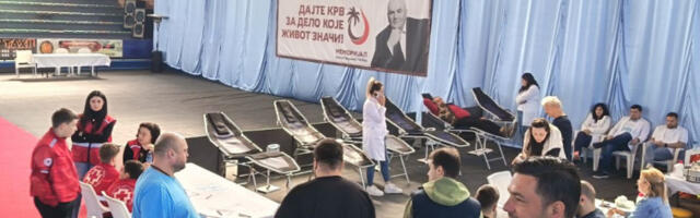 Одржана Меморијална акција добровољног давалаштва крви Драгану Марковићу Палми у част