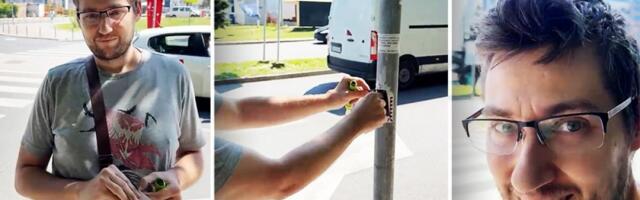 Dobro pogledajte ovog čoveka: Blokader koji je pravio haos ispred Informera snimljen kako uništava Beograd - Nadležni, reagujte (VIDEO)