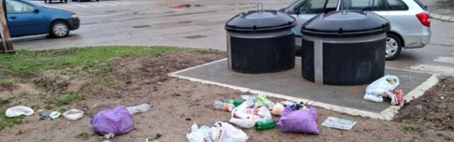 I pored novih podzemnih kontejnera, smeće završava pored njih