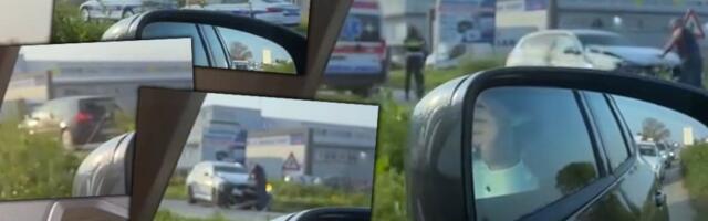 Sumnja se da ima povređenih: Jeziv sudar na izlazu iz Novog Sada (VIDEO)