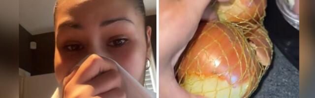 Ljudi, šta je ovo? Devojka kupila luk u prodavnici, isekla ga i zažalila: "Mislim da ću povratiti"