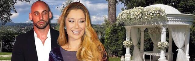 Obezbeđenje opkolilo salaš na kom Tea Tairović pravi svadbu! Mladenci stigli u skupocenom automobilu!