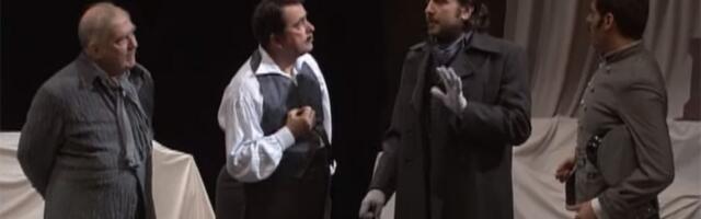 Podsećanje na Madžgalja u pozorištu: Scena s Gutovićem