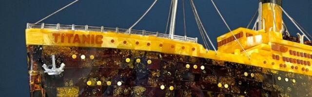 Čudo od "baltičkog zlata": Izložen model "Titanika" od ćilibara - težak deset kilograma ušao u Ginisa