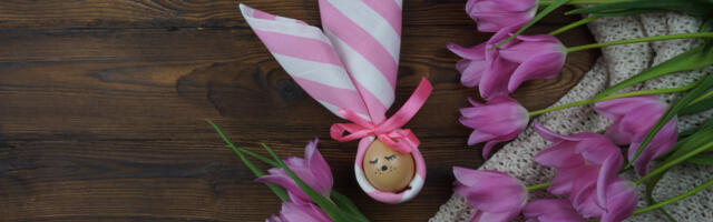 Salvete u obliku zeca za uskršnji sto