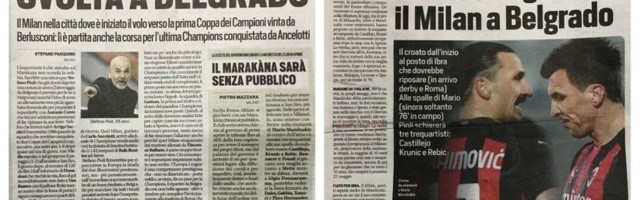 Generalna proba za derbi: Ernandez od starta, Milan sa dvojicom napadača?