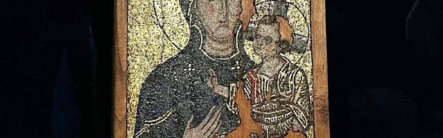 IKONA BOGORODICE PRED KOJOM SE UPOKOJIO SE SVETI SIMEON MIROTOČIVI PRVI PUT U BEOGRADU