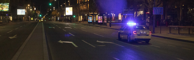 U vreme policijskog časa vozio pijan, pa sleteo s puta