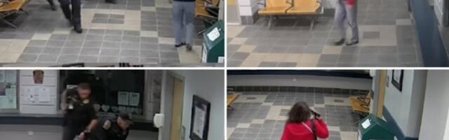 JEZIVO! ŽENA UŠLA SA PIŠTOLJEM U POLICIJSKU STANICU, PA KRENULA DA PUCA: Policajci sačekali pravi trenutak da je savladaju!