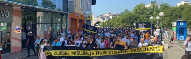 Banjaluka: Protesti protiv kriminalizacije klevete