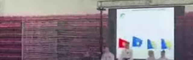 Himna tzv. Kosova intonirana u dvorani "Srbija" (VIDEO)